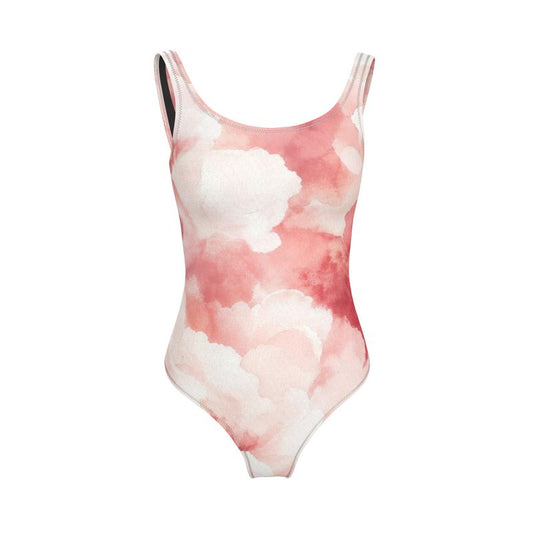 Swim Suit "Red Aqua"
