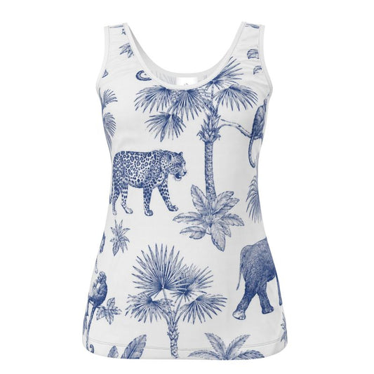 Designer Tank Top "Blue Savannah"