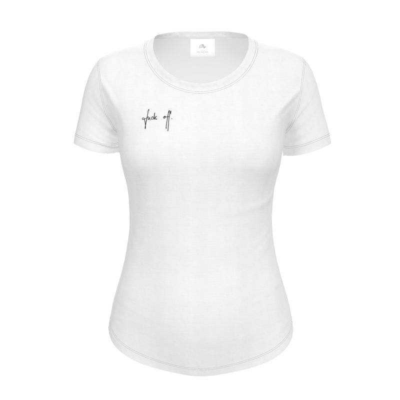 Women`s Designer T-Shirt "f*** off." - Signature Edition by evelyn