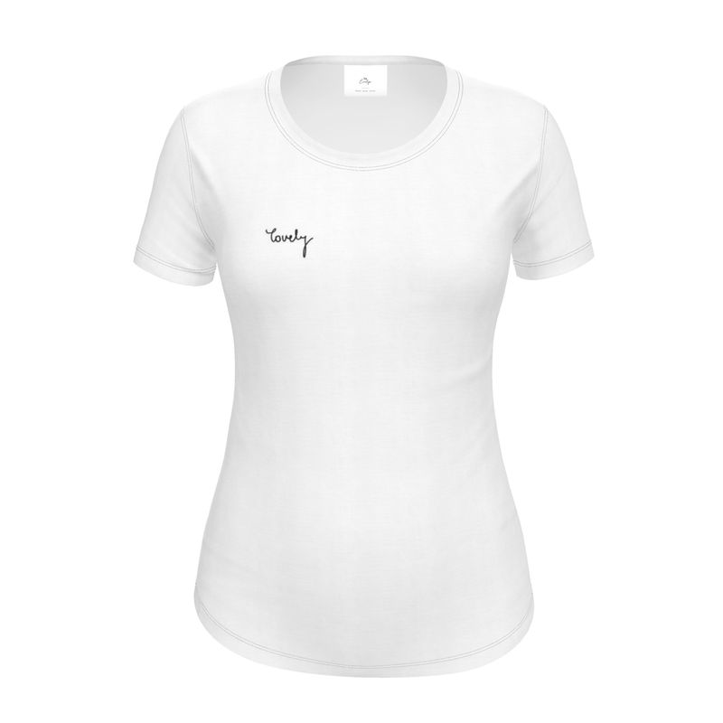 Women`s Designer T-Shirt "lovely" - Signature Edition by evelyn