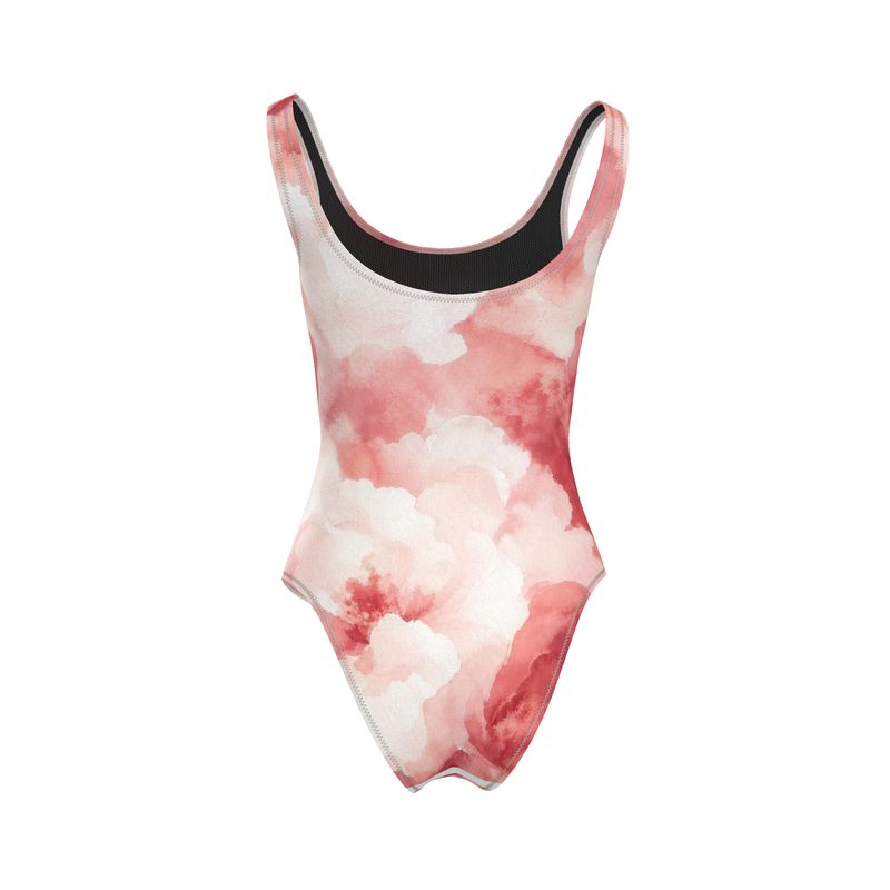 Swim Suit "Red Aqua"