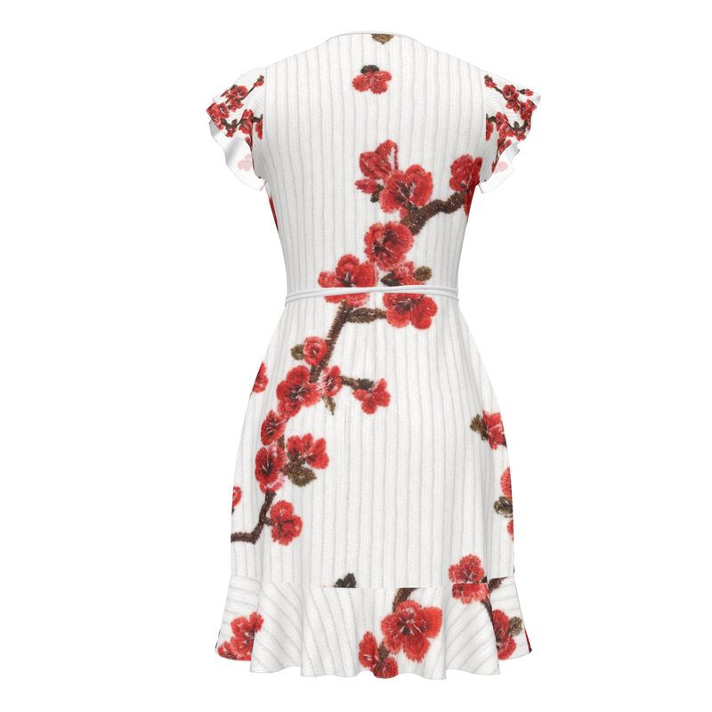 Designer Volant Dress "Timeless Elegance"