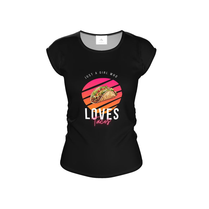 T-Shirt "Just a Girl who loves Tacos"