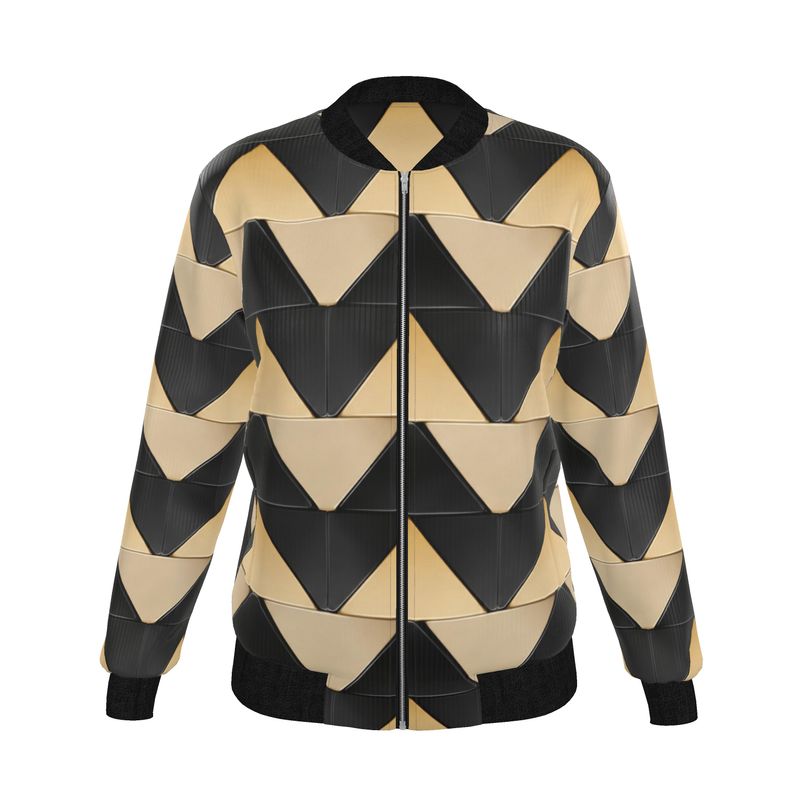 Reversible Women’s Bomber Jacket “Golden Eclipse”