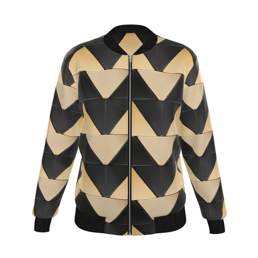 Reversible Women’s Bomber Jacket “Golden Eclipse”