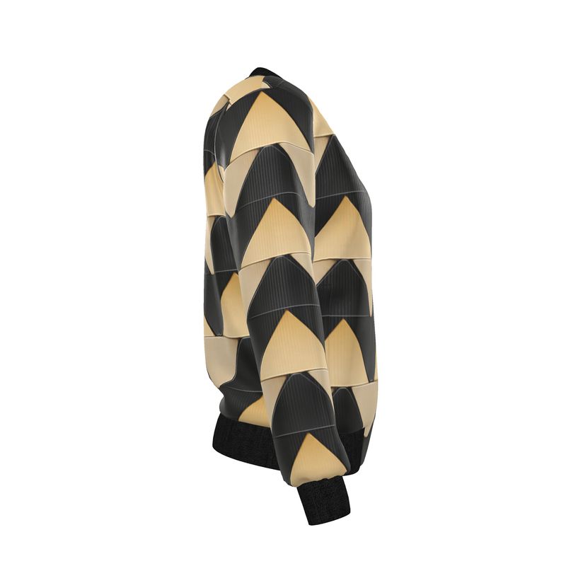 Reversible Women’s Bomber Jacket “Golden Eclipse”