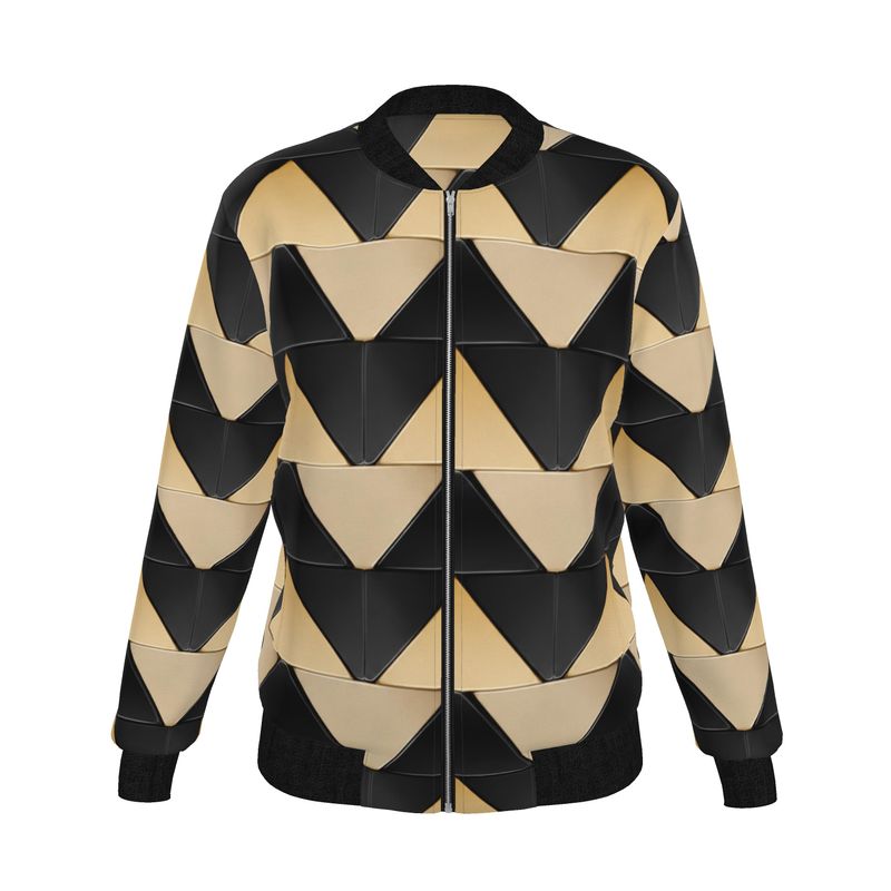 Reversible Women’s Bomber Jacket “Golden Eclipse”