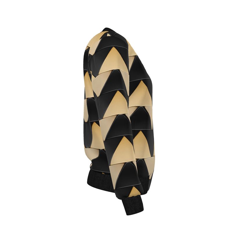 Reversible Women’s Bomber Jacket “Golden Eclipse”
