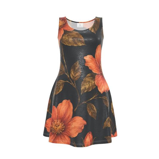 Skater-Dress "Midnight Bloom"