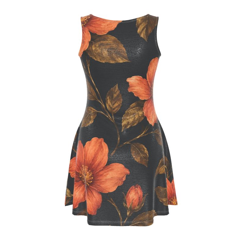 Skater-Dress "Midnight Bloom"