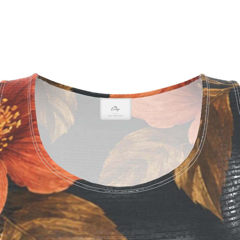 Skater-Dress "Midnight Bloom"