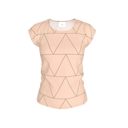 T-Shirt “Geometry Blush” - simplify by evelyn