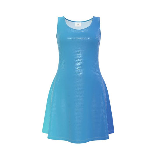 Skater Dress “Blue Mirage”