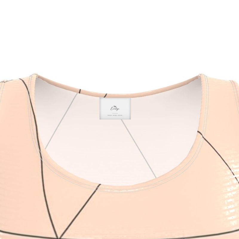 Skater Dress “Nude Geometry” - simplify by evelyn