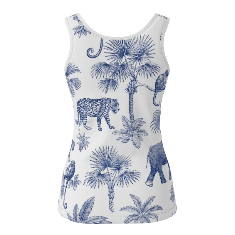 Designer Tank Top "Blue Savannah"