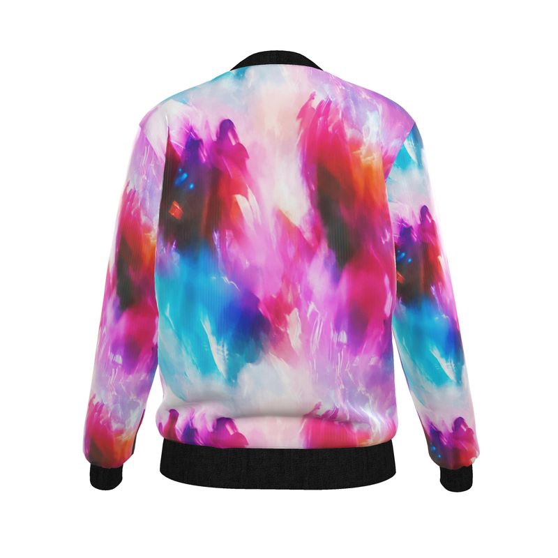 Reversible Women’s Bomber Jacket – Neon Skyline