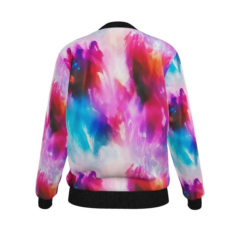 Reversible Women’s Bomber Jacket – Neon Skyline