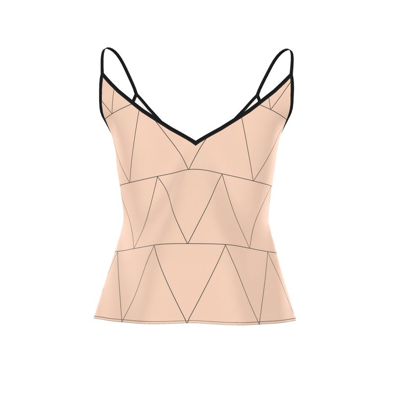 Strappy Camisole "Desert Noir" - simplify by evelyn