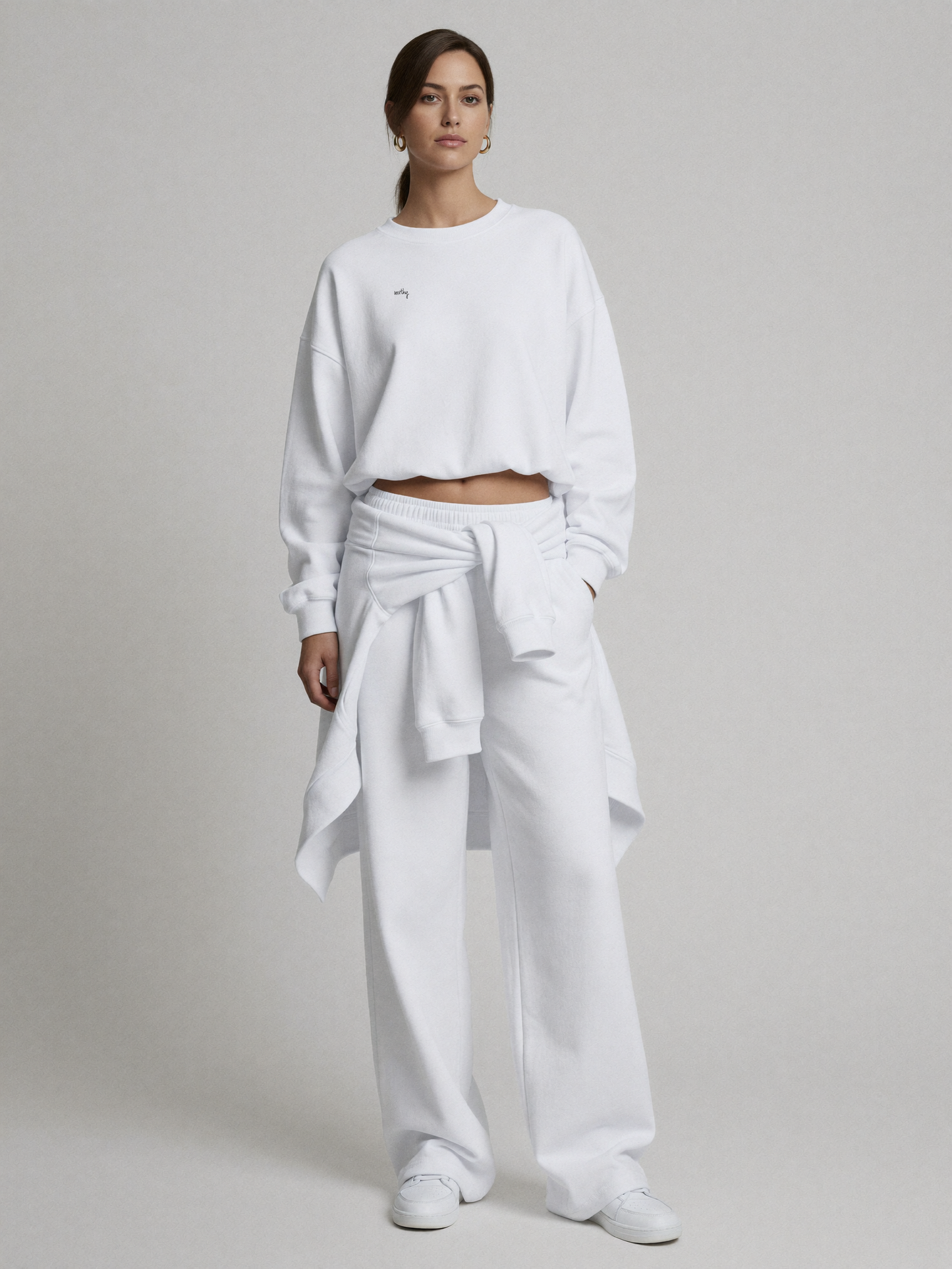 Women’s Designer Sweater “Worthy” – Signature Edition by evelyn