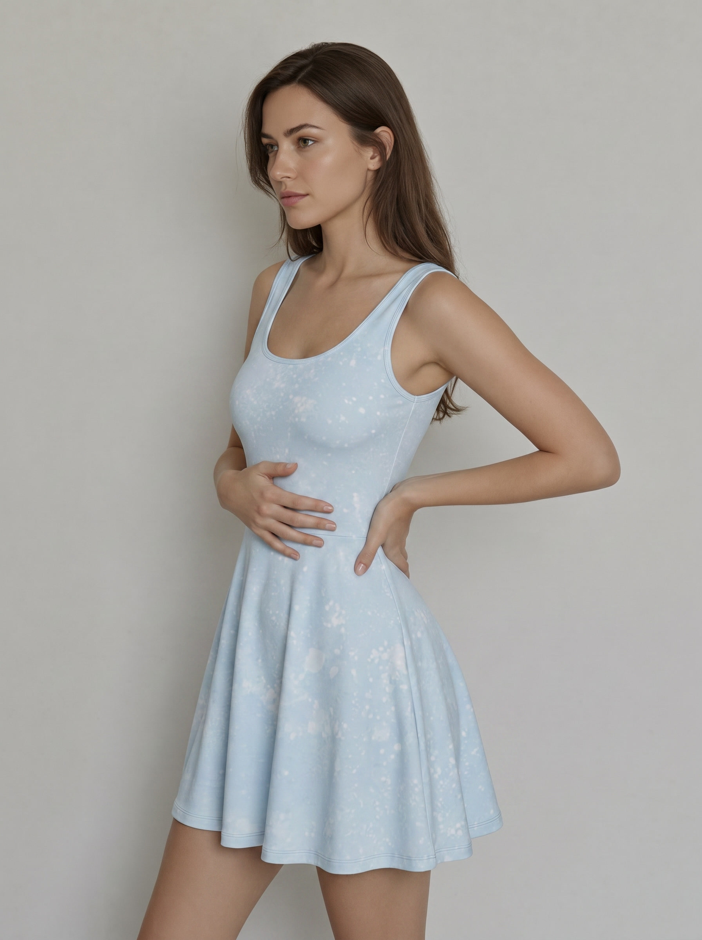 Skater-Dress "Frozen Whisper" - simplify by evelyn