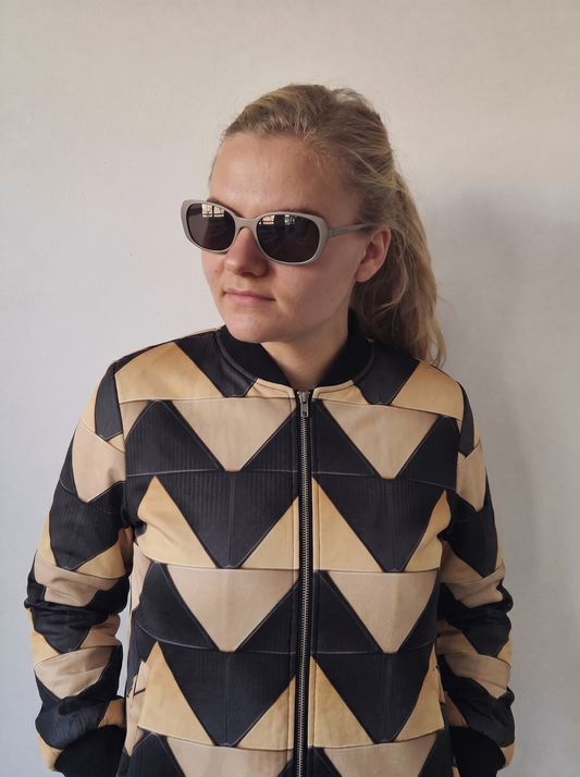 Reversible Women’s Bomber Jacket “Golden Eclipse”