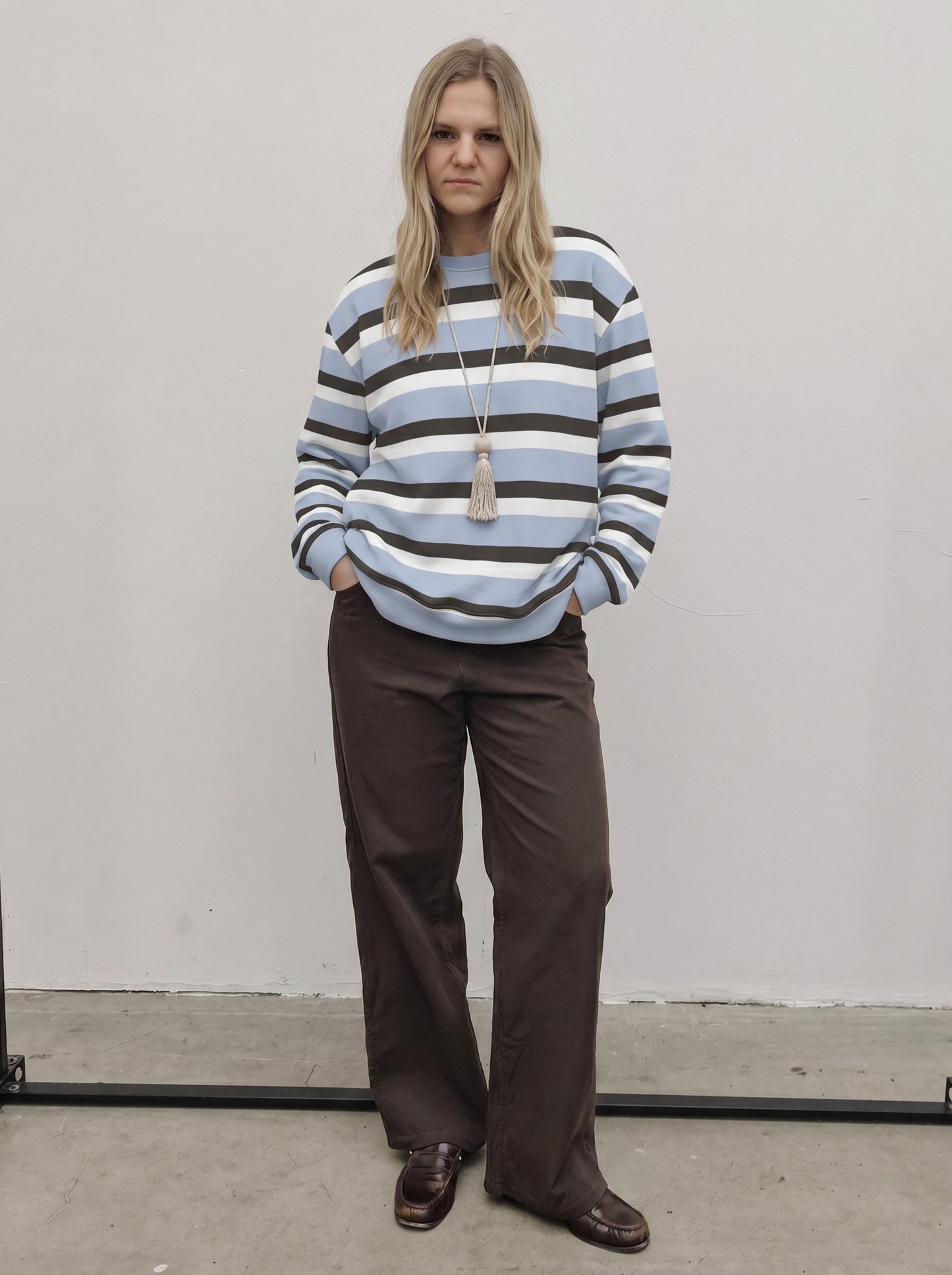 Sweatshirt "Skyline Stripe" - simplify by evelyn