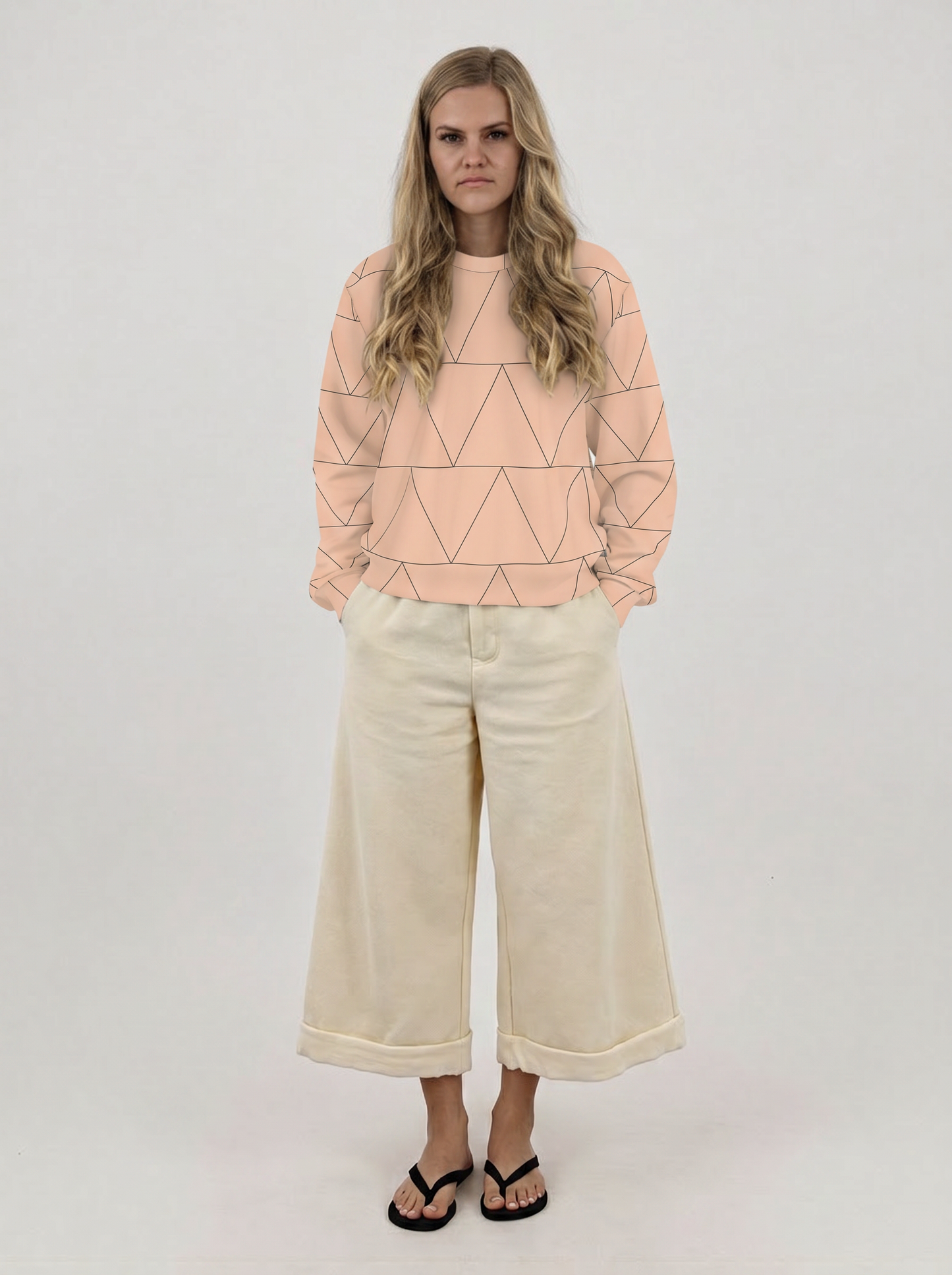 Sweatshirt "Desert Geometry" - simplify by evelyn