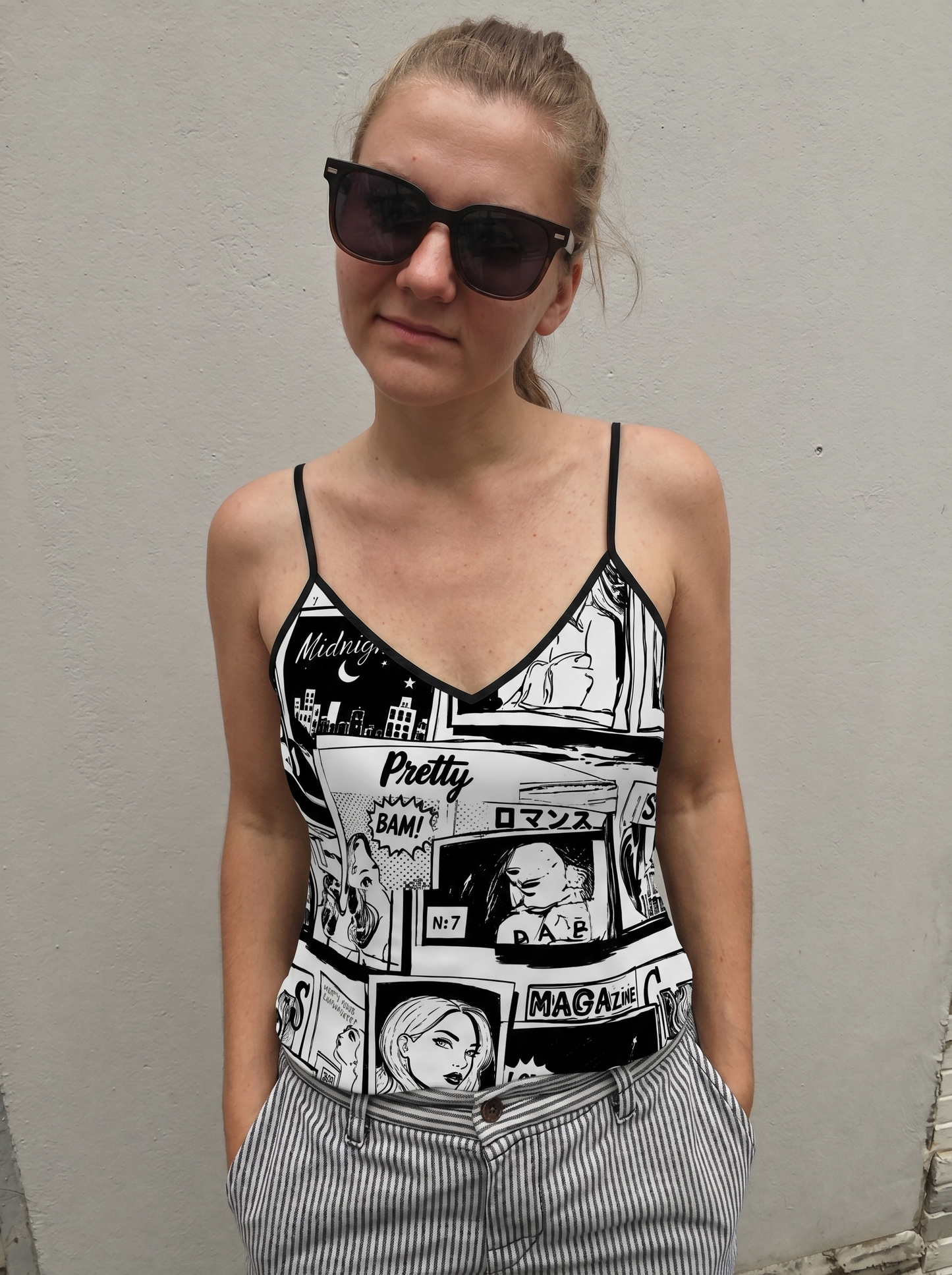 Strappy Camisole "Ink Stories"