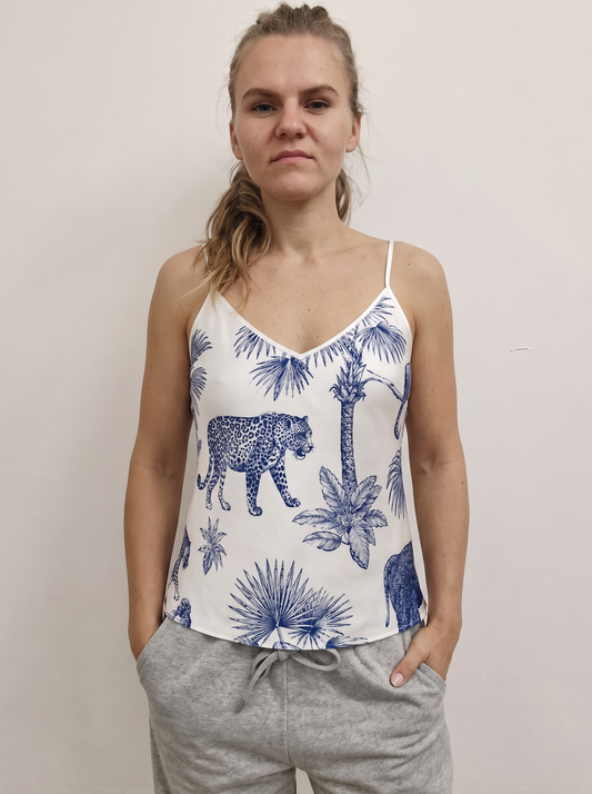 Strappy Camisole "Blue Savannah"