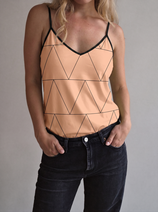 Strappy Camisole "Desert Noir" - simplify by evelyn