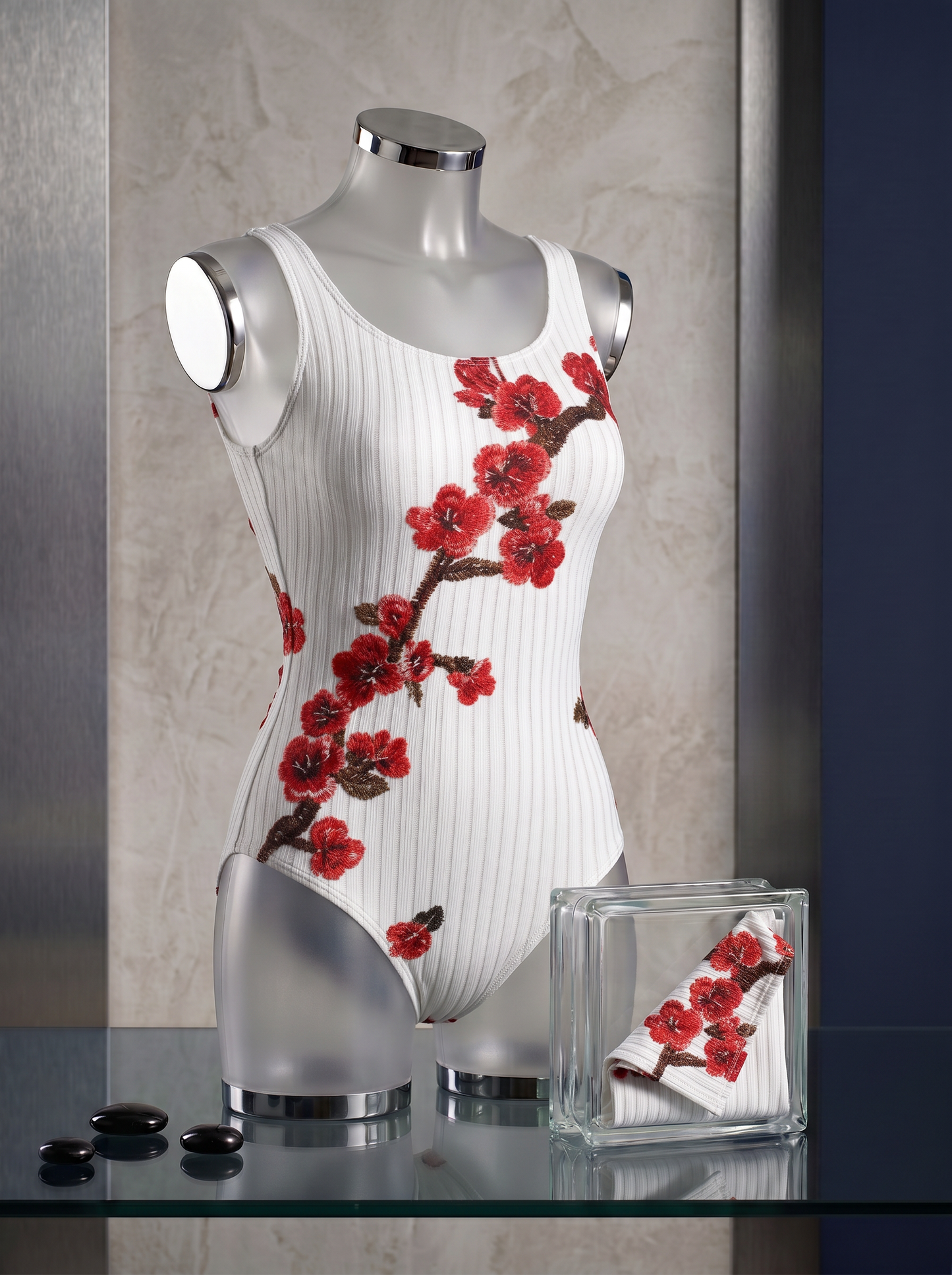 Swim Suit "Roses"