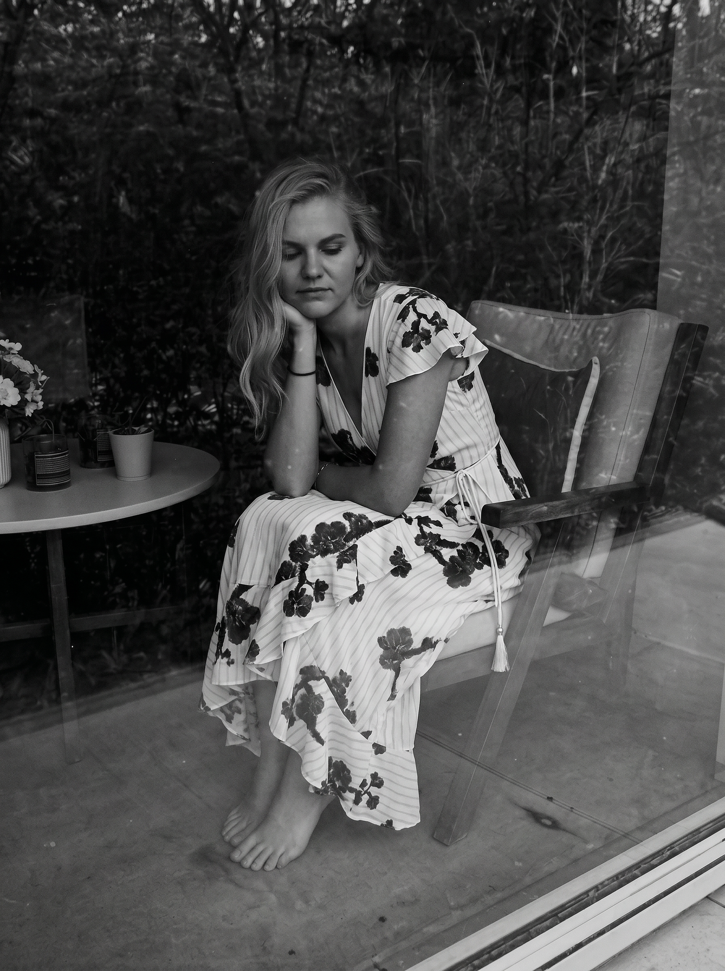 Designer Volant Dress "Timeless Elegance"